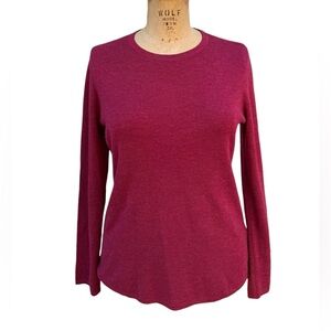 Eileen Fisher Maroon Long Sleeve Top